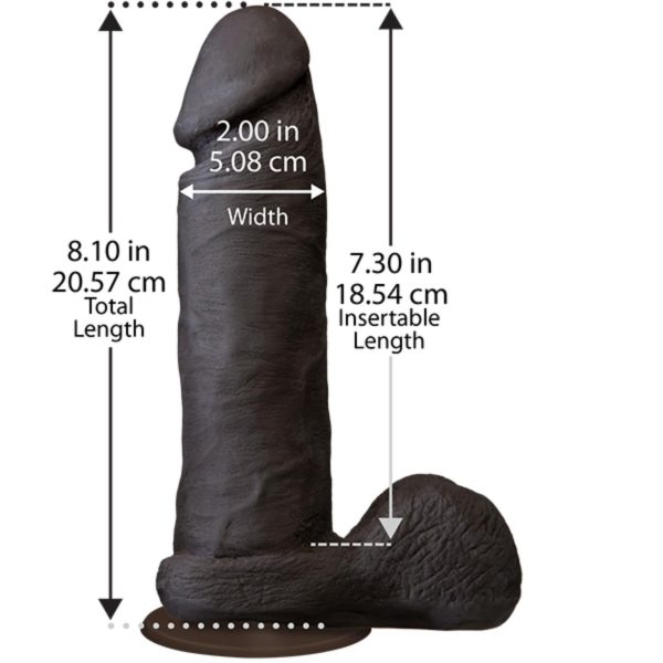 Doc Johnson 8 Inch Realistic Dildo with Balls on Sale - Image 2