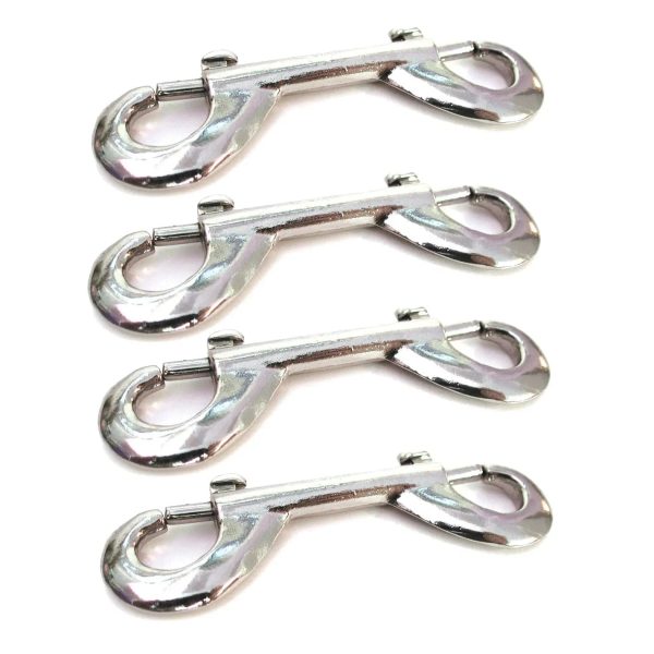 Kinklab Nickel Plated Snap Hooks Pack of 4 Hot on Sale