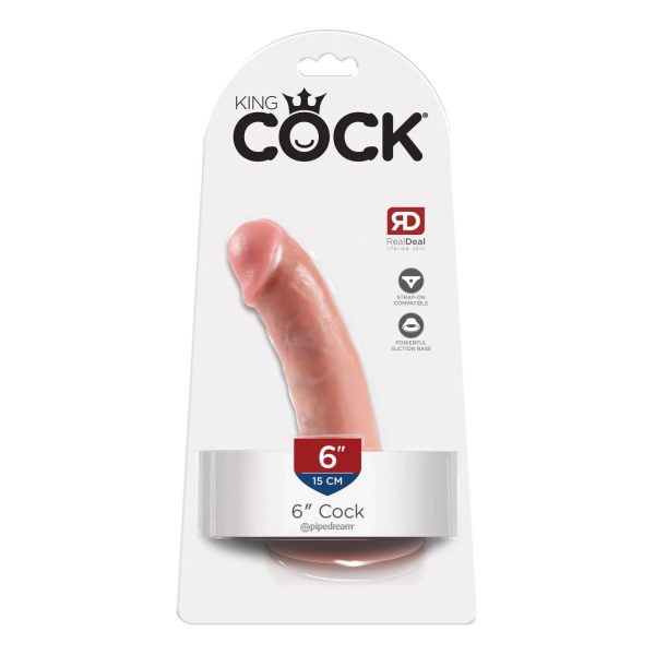 King Cock 6 Inch Realistic Feeling Dildo Fashion - Image 5