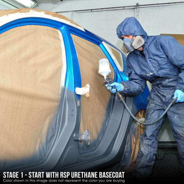 Mocha Frost Metallic - Urethane Basecoat with Clearcoat Auto Paint (Complete Medium Gallon Paint Kit) Professional Gloss Automotive Car Truck Coating on Sale - Image 5